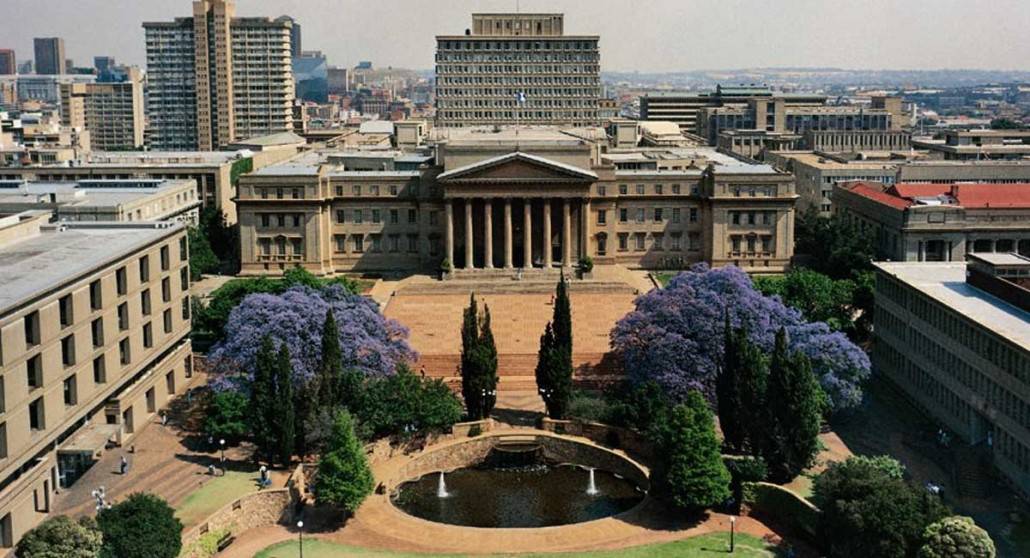 Wits University campus. Johannesburg