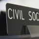 Civil society nameplate