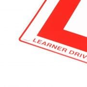 learner driver sign