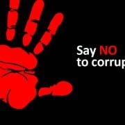 Say NO to corruption