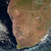 Southern Africa satellite image