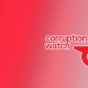 Corruption Watch logo on red gradient background