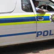 South African police van