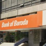 Bank of Baroda signage