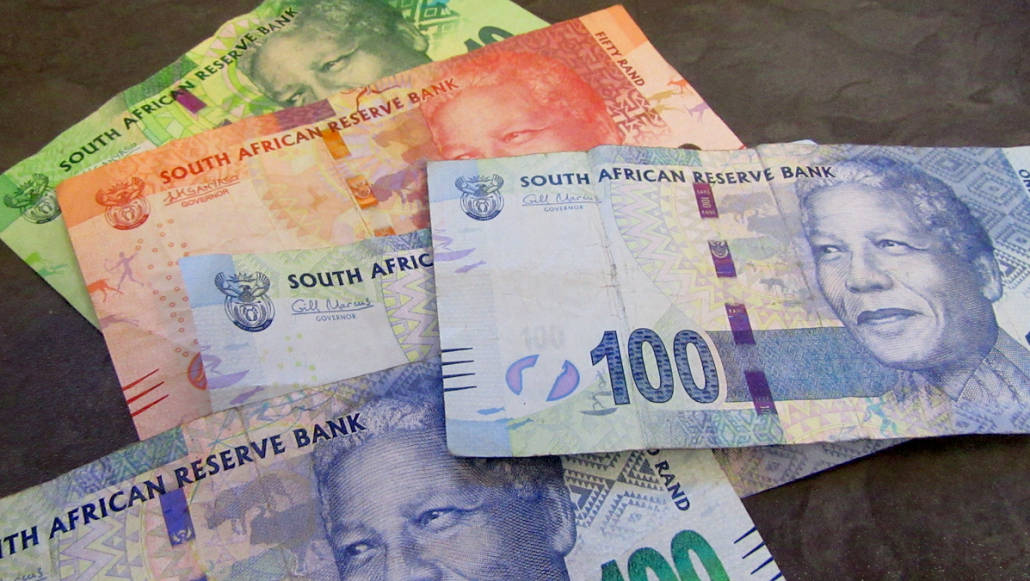 South African rands