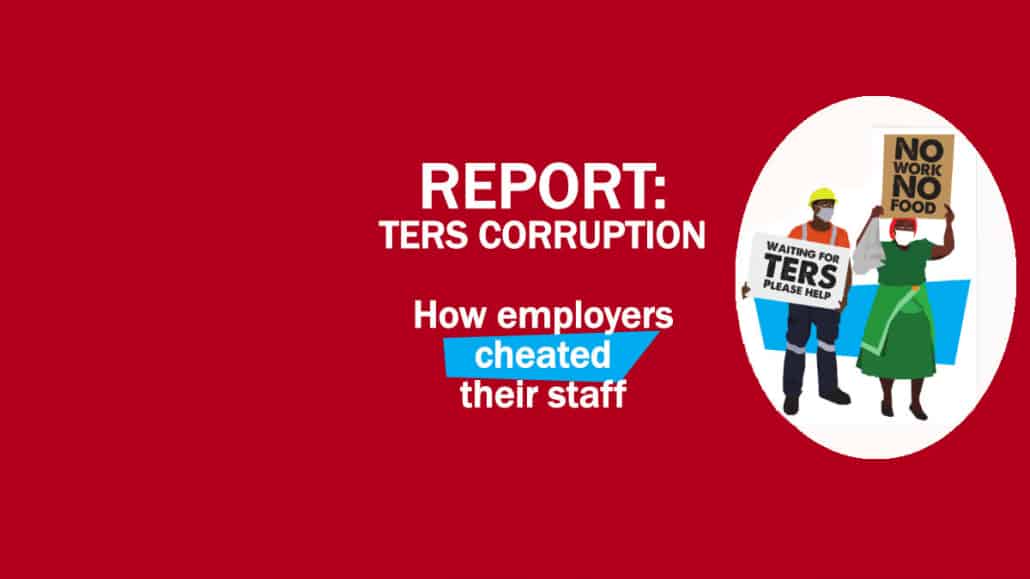 Corruption Watch report on TERS