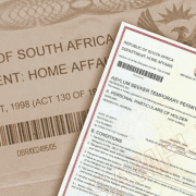 SAmple of South African asylum permit