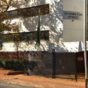 Street view of the Department of Public Enterprises building