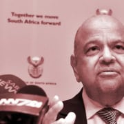 A photo of Minister Pravin Gordhan