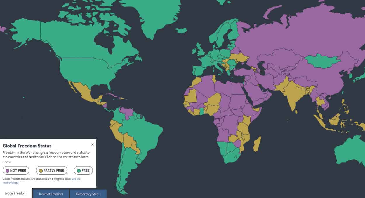 SA achieves respectable score on Freedom in the World index for 2024 ...