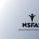 The NSFAS logo on a silver-white gradient background